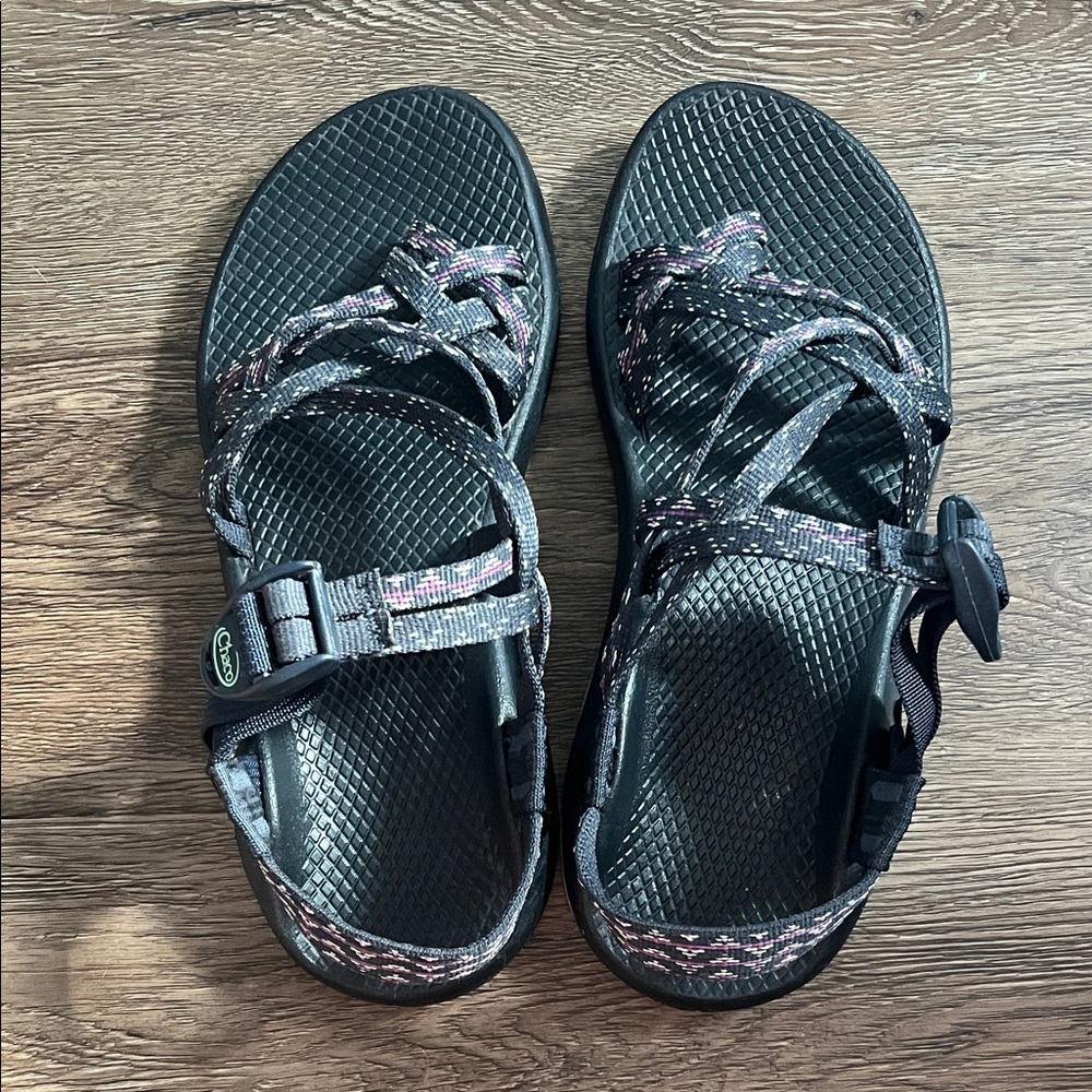 Chaco Women's Sandals in Navy Blue and Purple